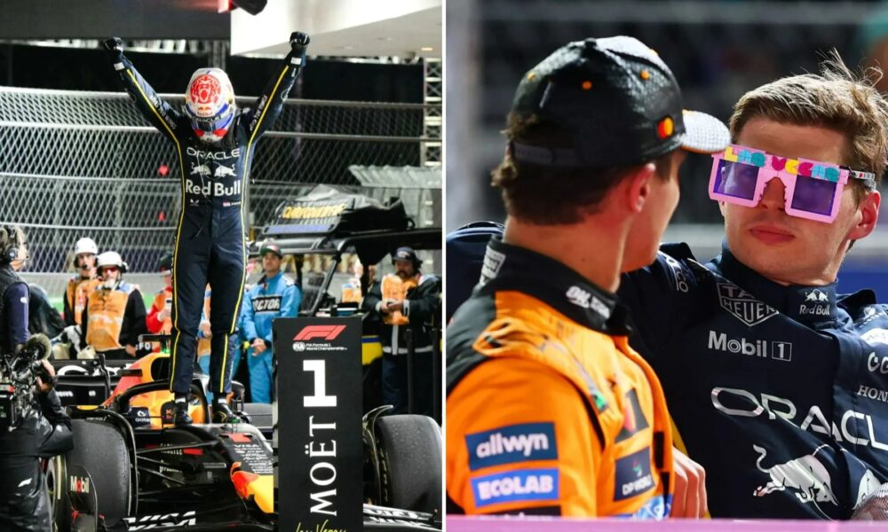Lando Norris closes in on F1 title despite horror start in Las Vegas GP as Max Verstappen cruises to victory in Sin City