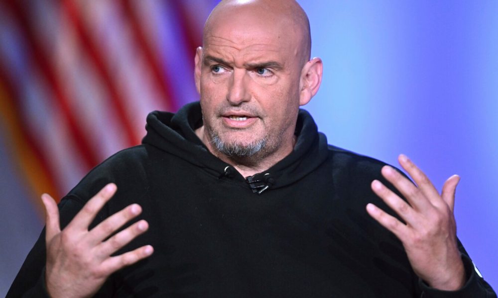 Fetterman says he's back home after a fall put the senator in the hospital