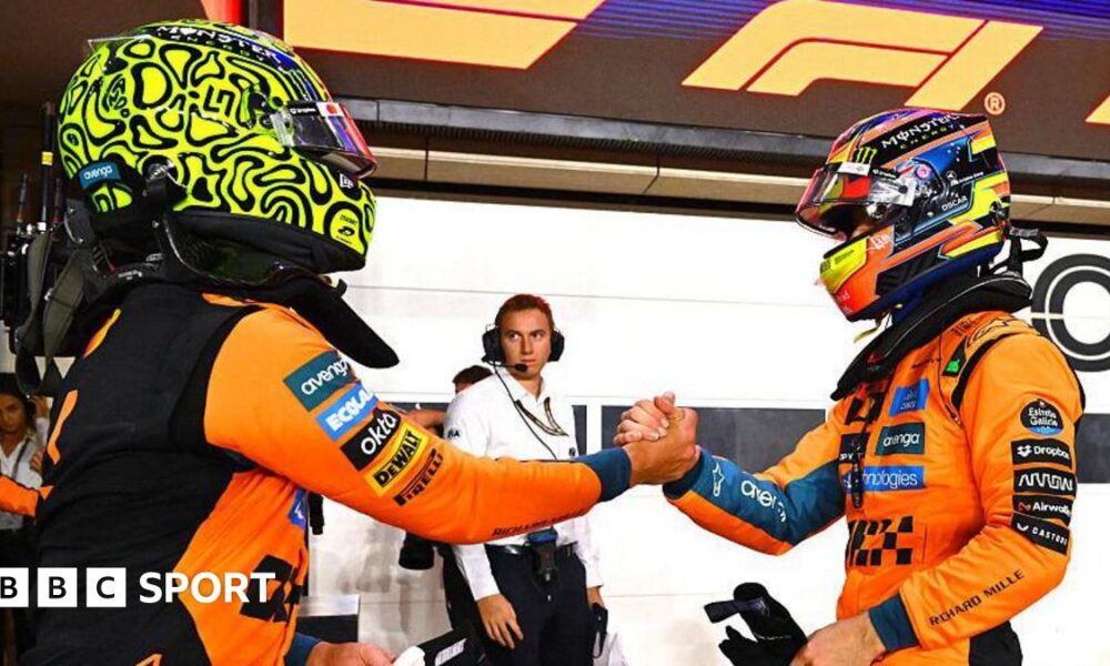 Lando Norris and Oscar Piastri
