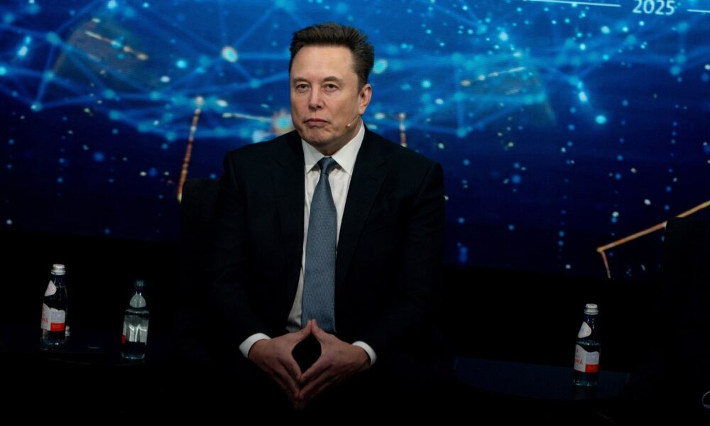 Elon Musk at the 2025 U.S.-Saudi Investment Forum