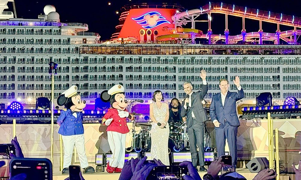 Disney Cruise Line's Disney Destiny prepares for maiden voyage Thursday