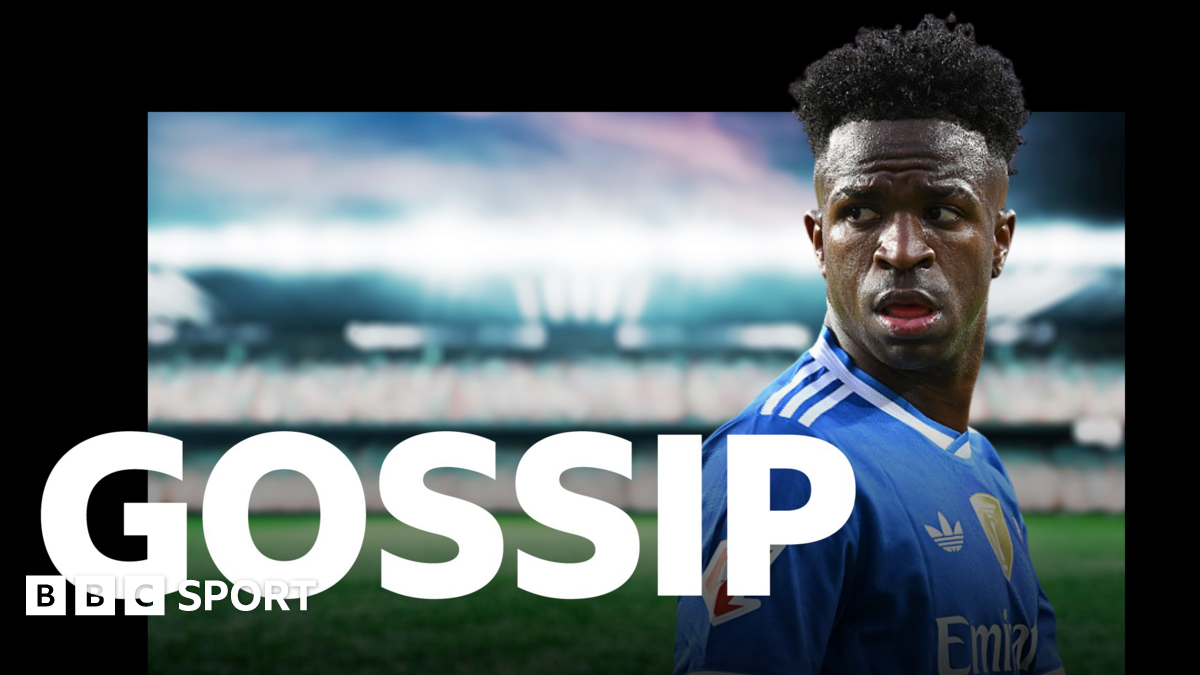 A graphic of Premier League players from every team in the division in 2025-26 season, with the Premier League trophy in front of them.