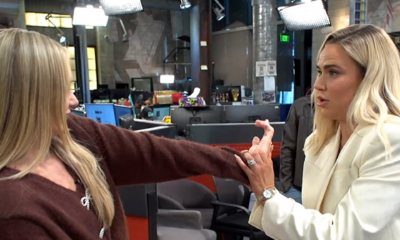 CJ Perry Shows Producer Charlie Neff Wrestling Move on TMZ Livestream