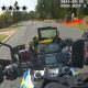 Moment moped-rider takes drastic step in bid to shake off bike cop during Grand Theft Auto-style chase