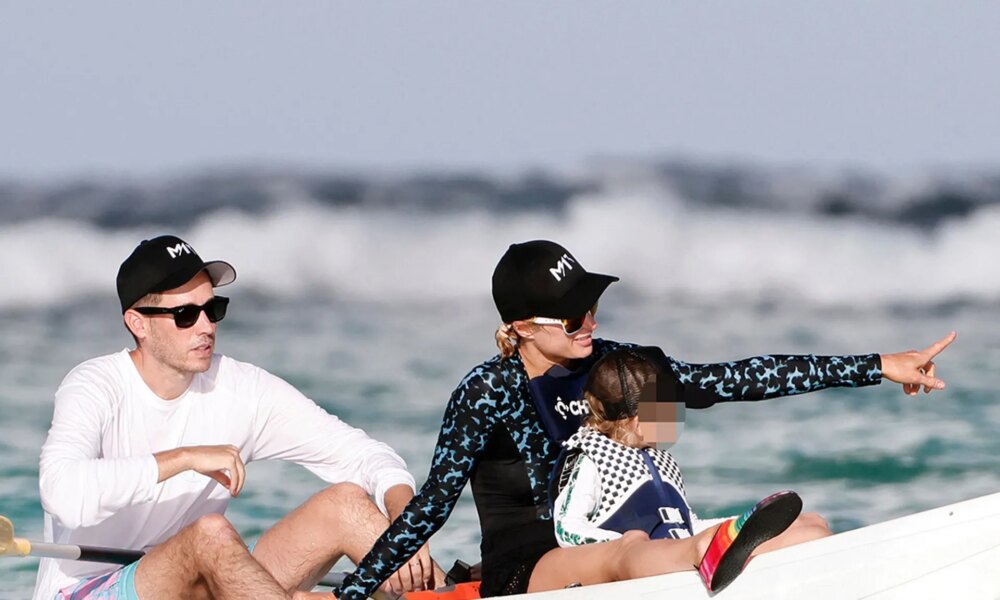 Paris Hilton Makes a Splash in St. Barths Family Getaway