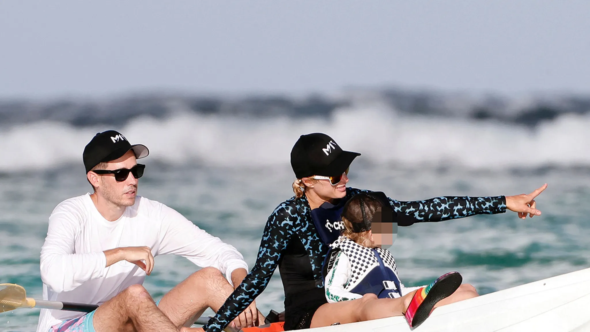 Paris Hilton Makes a Splash in St. Barths Family Getaway