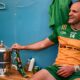 Michael Murphy celebrates winning the Ulster Championship