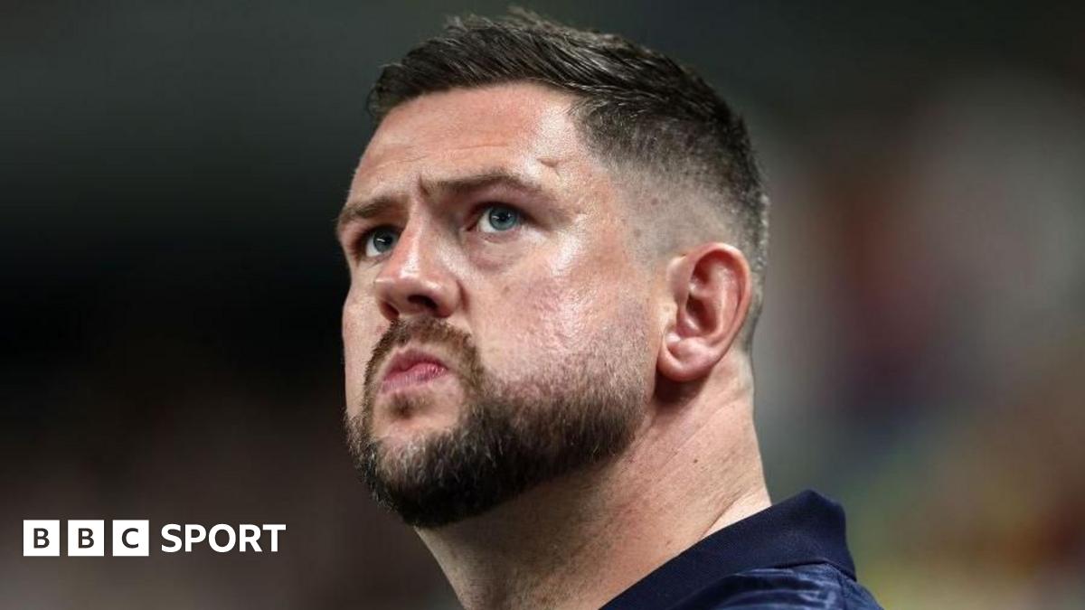 Marc Steutel (head coach of Great Britain) reacts intensely on the sidelines during the Group B Fiba Eurobasket 2025 game between Great Britain v Lithuania