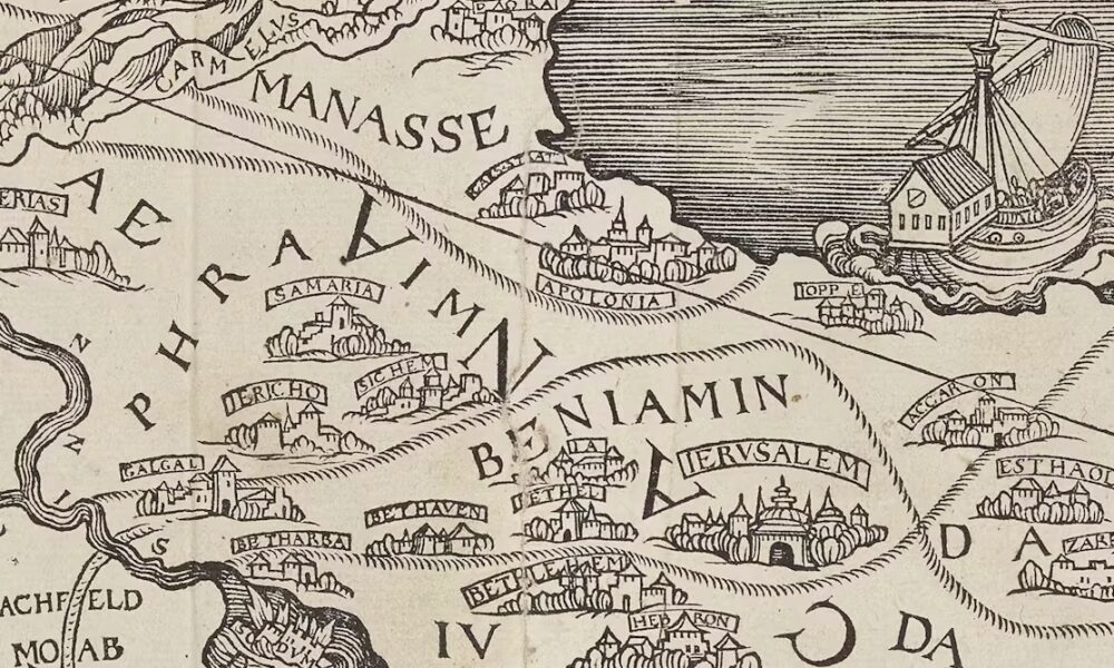 How the first Bible to include a map helped spread the idea of countries with borders
