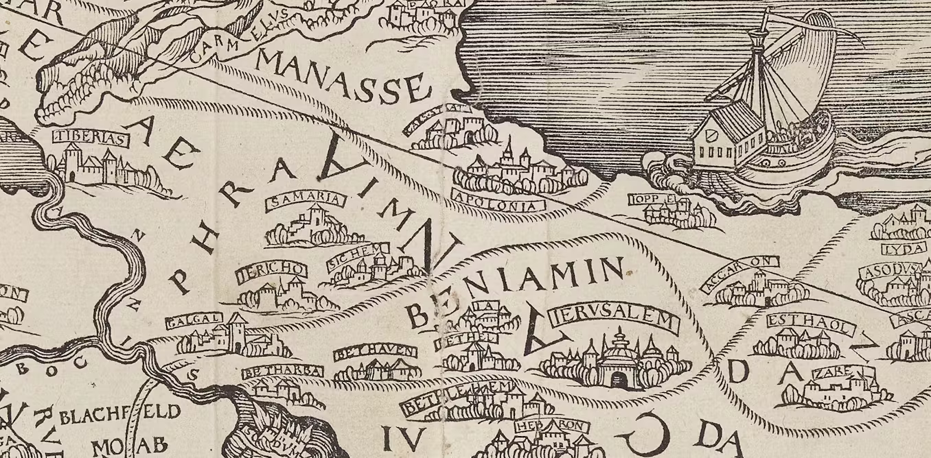 How the first Bible to include a map helped spread the idea of countries with borders