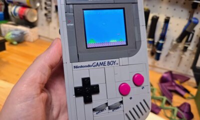 Surprise: The BrickBoy kit for the Lego Game Boy uses floating magnets instead of switches