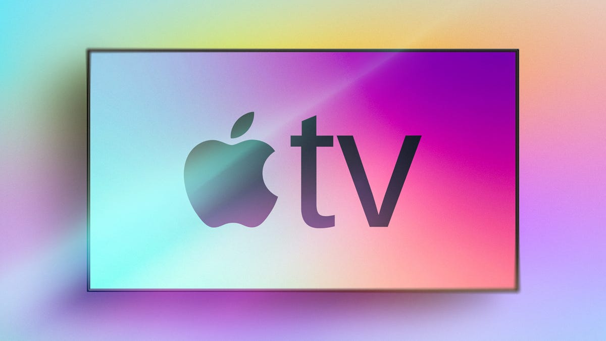 apple tv logo on tv screen