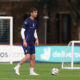 FLORENCE, ITALY - OCTOBER 08: Matteo Gabbia of Italy in action during a Italy training session at Centro Tecnico Federale di Coverciano on October 08, 2024 in Florence, Italy. (Photo by Claudio Villa/Getty Images)