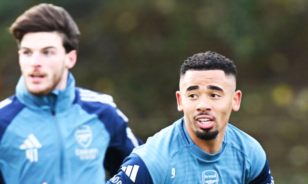 Jesus trains : Arsenal announce end of Visit Rwanda deal