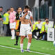 TURIN, ITALY - AUGUST 24: Andrea Cambiaso of Juventus walks off the pitch after receiving a red card during the Serie A match between Juventus FC and Parma Calcio 1913 at on August 24, 2025 in Turin, Italy. (Photo by Valerio Pennicino/Getty Images)