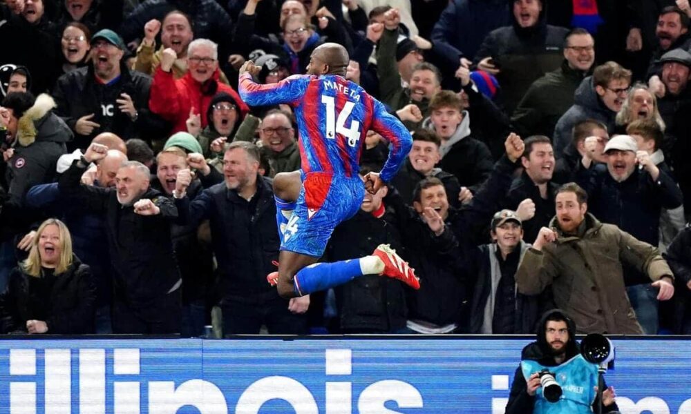 Watch Mateta give Eagles the lead at Selhurst Park