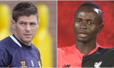 Sadio Mane Named Ex-Liverpool Player Steven Gerrard ‘Hated’ as Football Hero