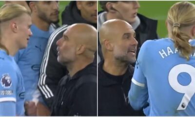 Pep Guardiola Explains Tense Erling Haaland Chat