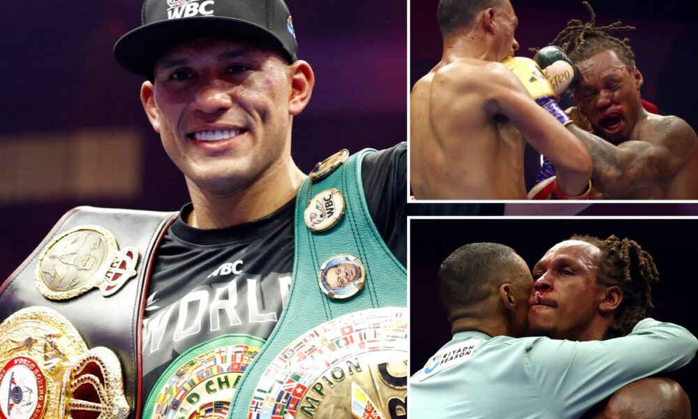 David Benavidez brutally stops Anthony Yarde as brave Brit suffers heartbreaking third world title loss