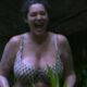 Kelly Brook strips off to a bikini as she’s first I’m A Celeb star to use jungle shower