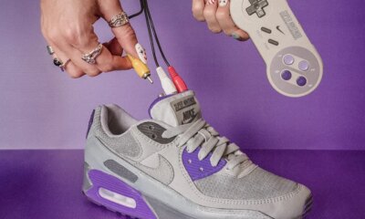 You can play classic Nintendo games on these custom SNES Nike sneakers
