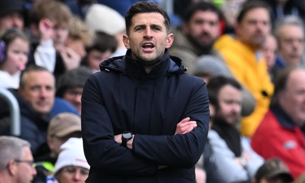‘No panic’: John Mousinho focusses concern away from table as Portsmouth fall into Championship bottom three against Bristol City