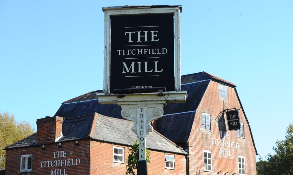 Glee as historic restaurant The Titchfield Mill prepares to reopen with glossy new look following refurbishment