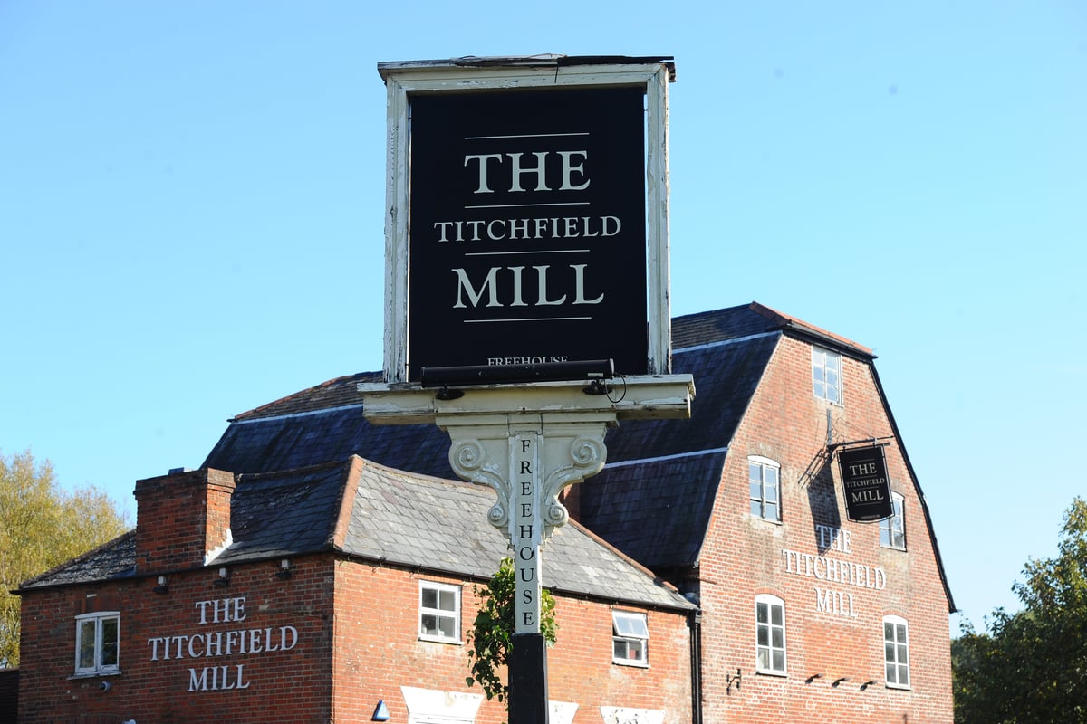 Glee as historic restaurant The Titchfield Mill prepares to reopen with glossy new look following refurbishment