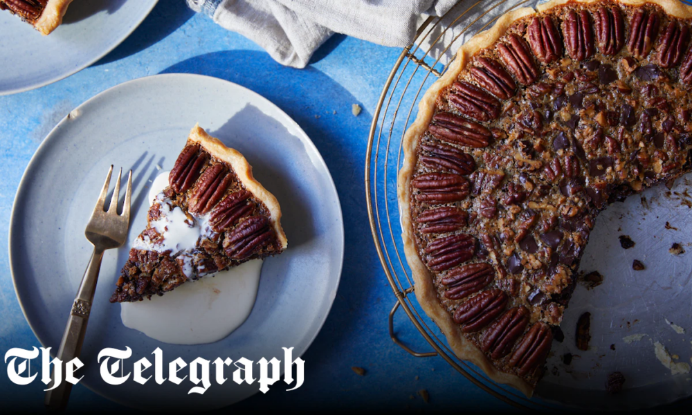 Dark chocolate and maple pecan pie recipe
