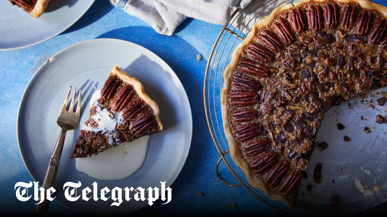 Dark chocolate and maple pecan pie recipe