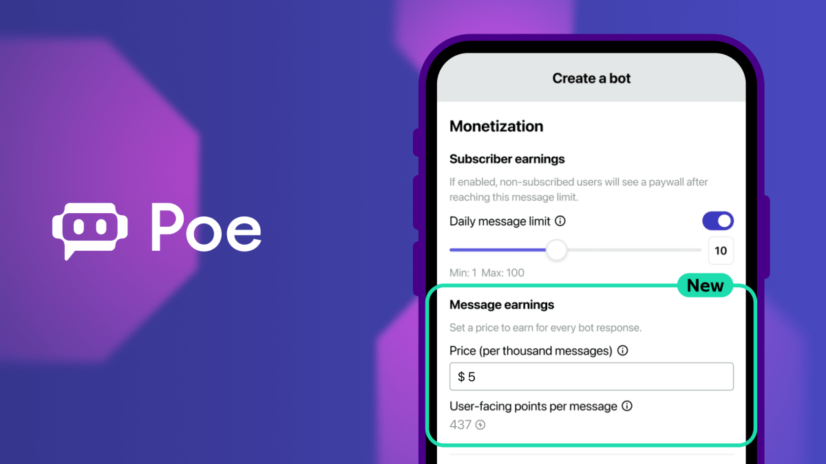 Poe's AI app now supports group chats across AI models