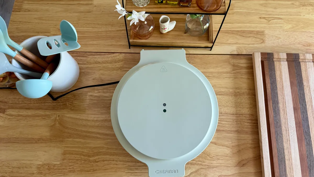 chefman everything maker on a wood counter