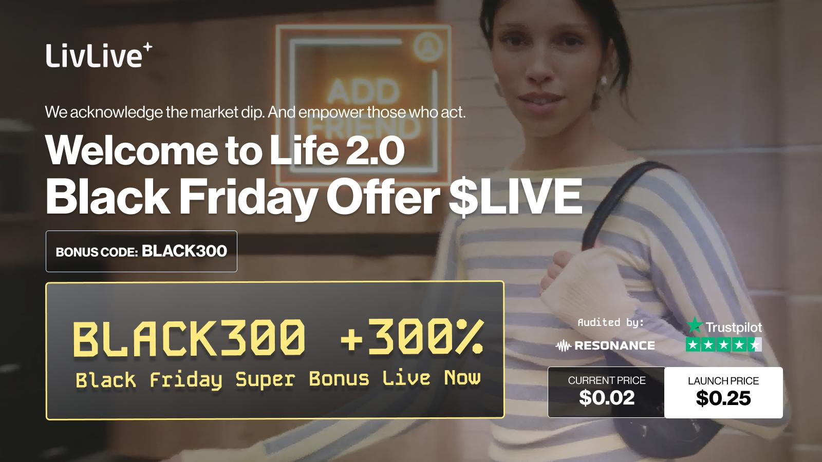 LivLive Takes #1 Spot In This Black Friday Mega Presale Roundup