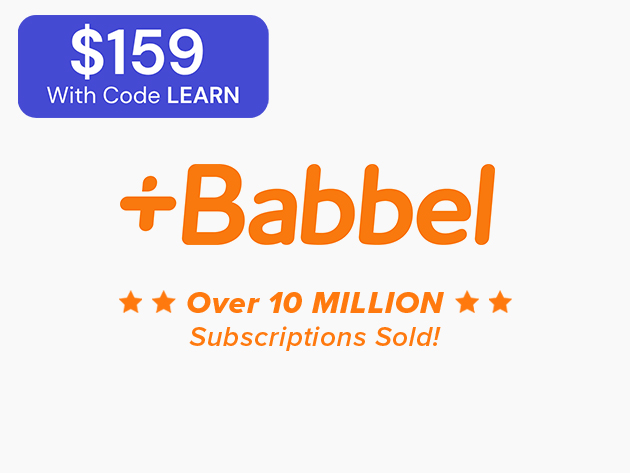 Exclusive: Babbel Black Friday lifetime subscription offer from StackSocial