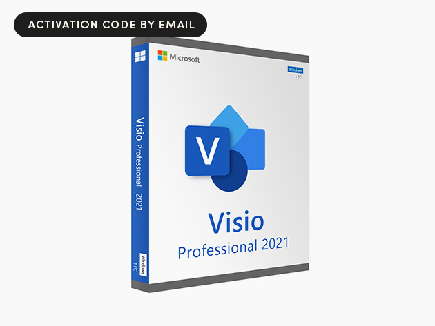 Turn complex ideas into simple visuals with Visio Pro for $10