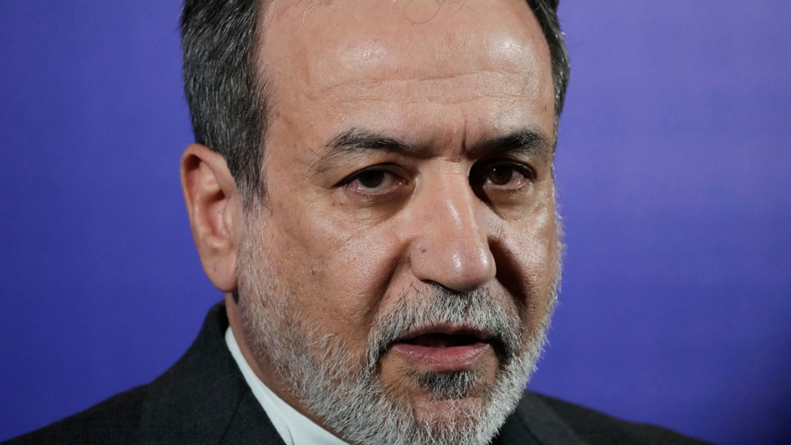 Iranian Foreign Minister Abbas Araghchi. Pic: AP