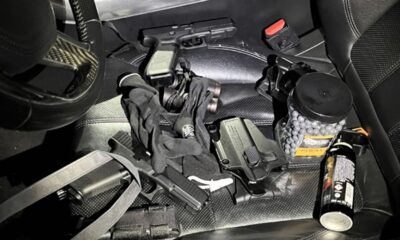 Police found gas powered weapons. Pic: North Rhine-Westphalia Police