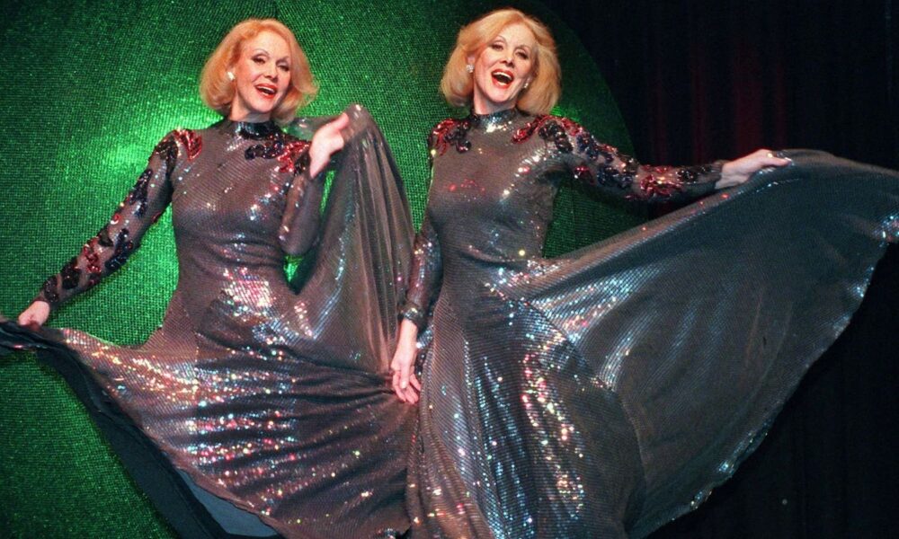 Alice and Ellen Kessler perform during a press conference in Berlin, Germany, 17 January 1997. File pic: AP