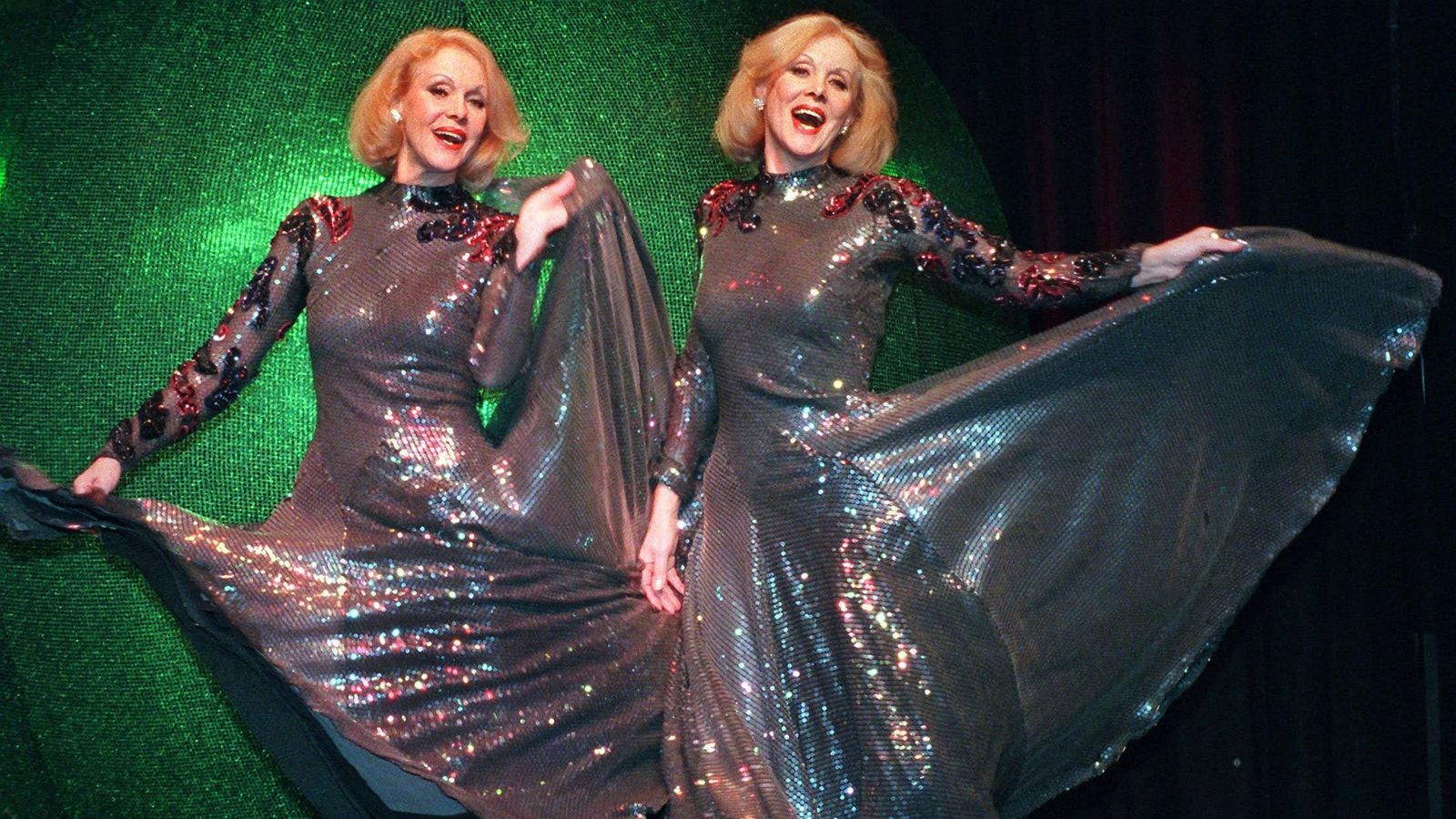 Alice and Ellen Kessler perform during a press conference in Berlin, Germany, 17 January 1997. File pic: AP