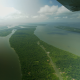 Lush rainforest and waterways in the Brazilian Amazon