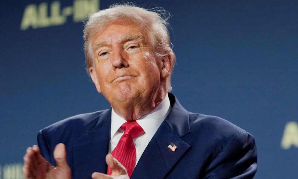 Donald Trump. Pic: Reuters