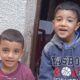 Fadi Abu Assi, 11, and Goma Abu Assi, eight
