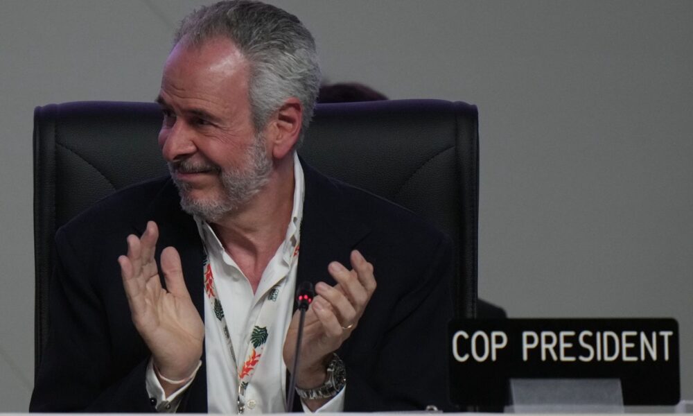 COP30 chief Andre Correa do Lago said plans on fossil fuels would be mapped out. Pic: AP