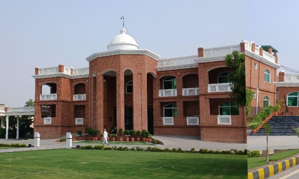 The headquarters of a security force in Peshawar, Pakistan, that came under attack. Pic: Federal Constabulary