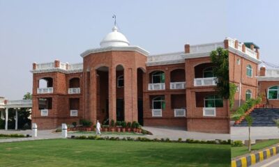 The headquarters of a security force in Peshawar, Pakistan, that came under attack. Pic: Federal Constabulary
