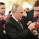 Vladimir Putin with Russian medallists of the Paris 2024 Summer Paralympics. File pic: Reuters