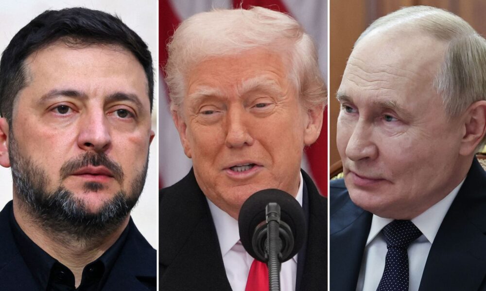 Trump hopes to meet Putin and Zelenskyy 'soon' - but only if peace deal struck | World News