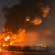 The blasts hit tankers off Turkey's Black Sea coast. Pic: Turkish Directorate General for Maritime Affairs/Reuters
