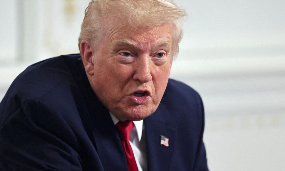 Mr Trump made the comments while in Florida for Thanksgiving. Pic: Reuters