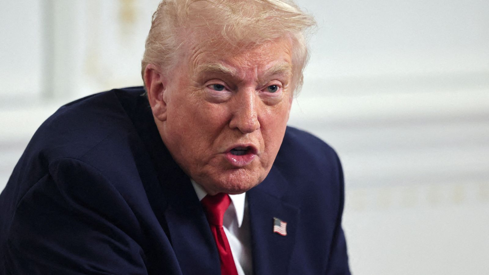 Mr Trump made the comments while in Florida for Thanksgiving. Pic: Reuters